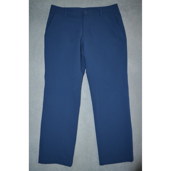 Under‎ Armour UA Tech Golf Pants Men's 36x30 Blue 1350053 Chino - Picture 1 of 9